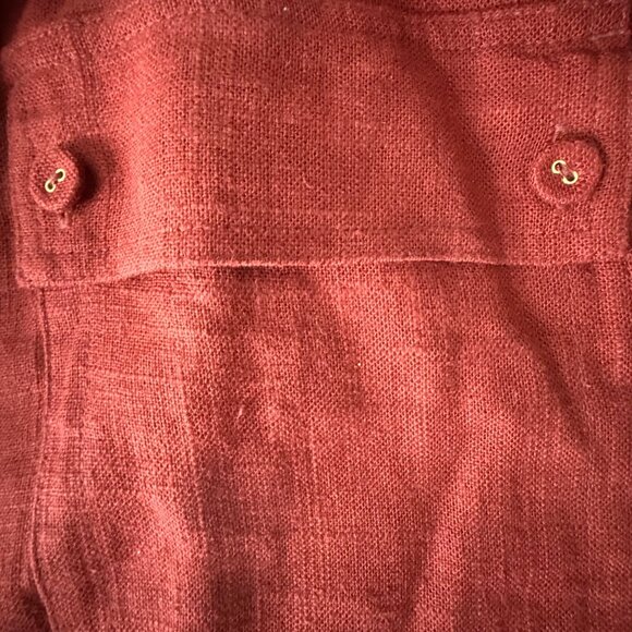 House Of Harlow 1960 Womens Linen Blend Romper With Belt Size 6 - Picture 11 of 14